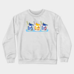 Yoghurt Pattern Crewneck Sweatshirt